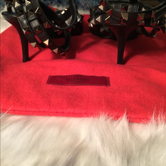 Valentino Noir Rock Stud heels. - Picture 3 of 5
